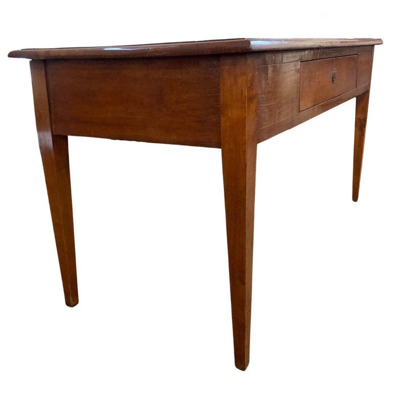 19th Century Italian Cherry Farm Table / Dining Table For Sale at 1stDibs