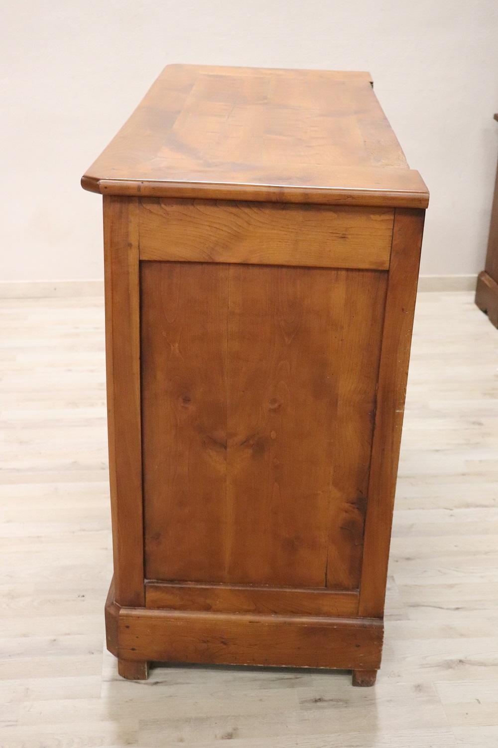 19th Century Italian Cherry Wood Sideboard or Buffet 4