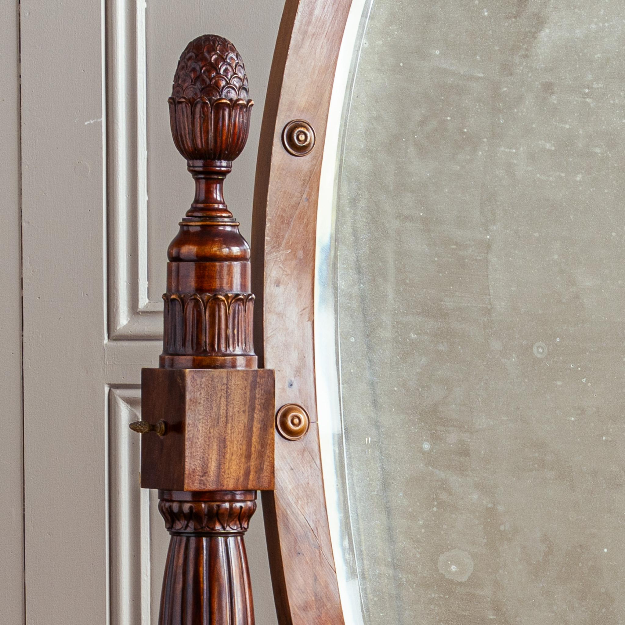 Miroir de barbier italien du XIXe siècle en vente 1