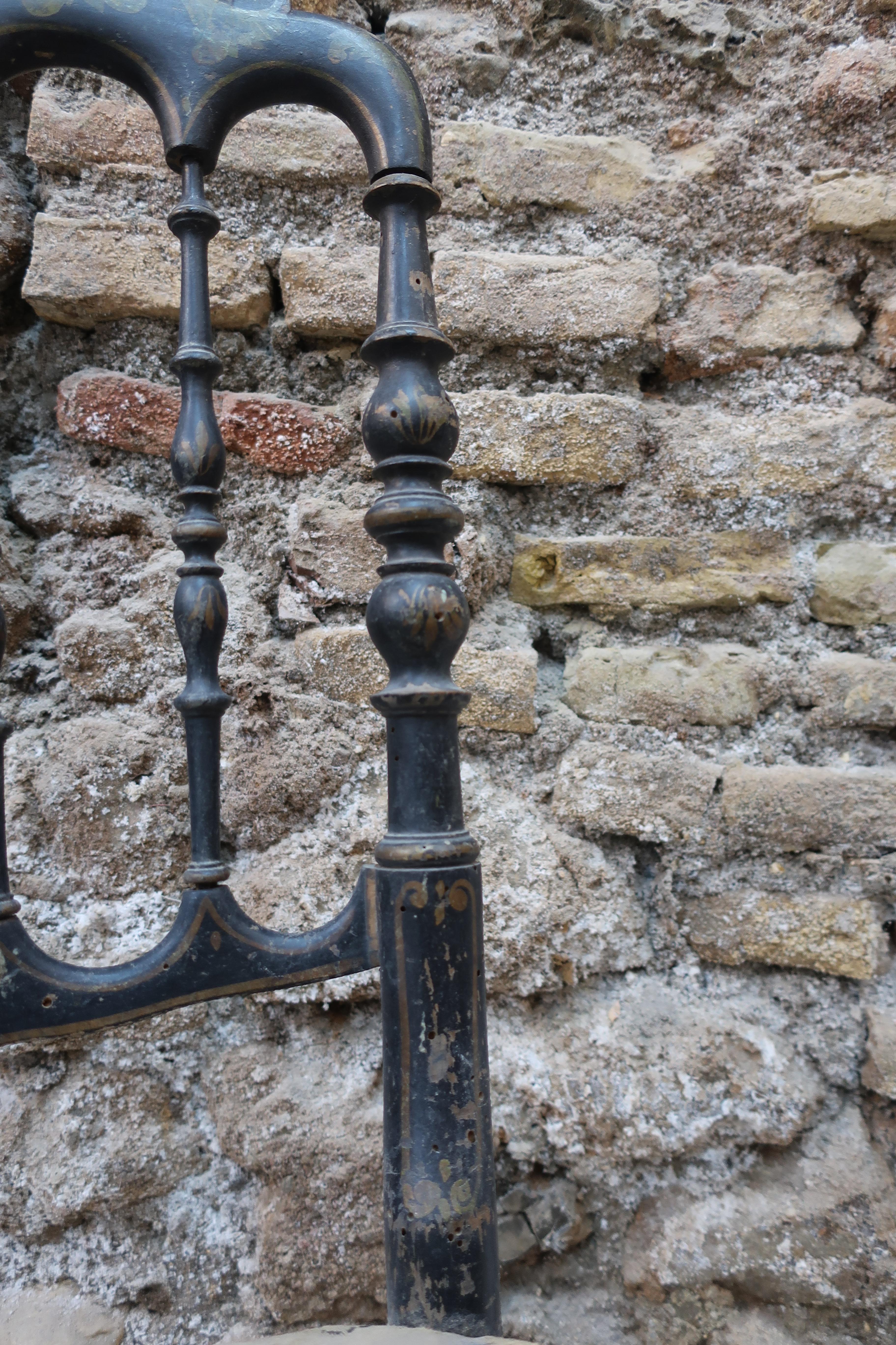 19th century italian Chiavari style pair of chairs For Sale 3