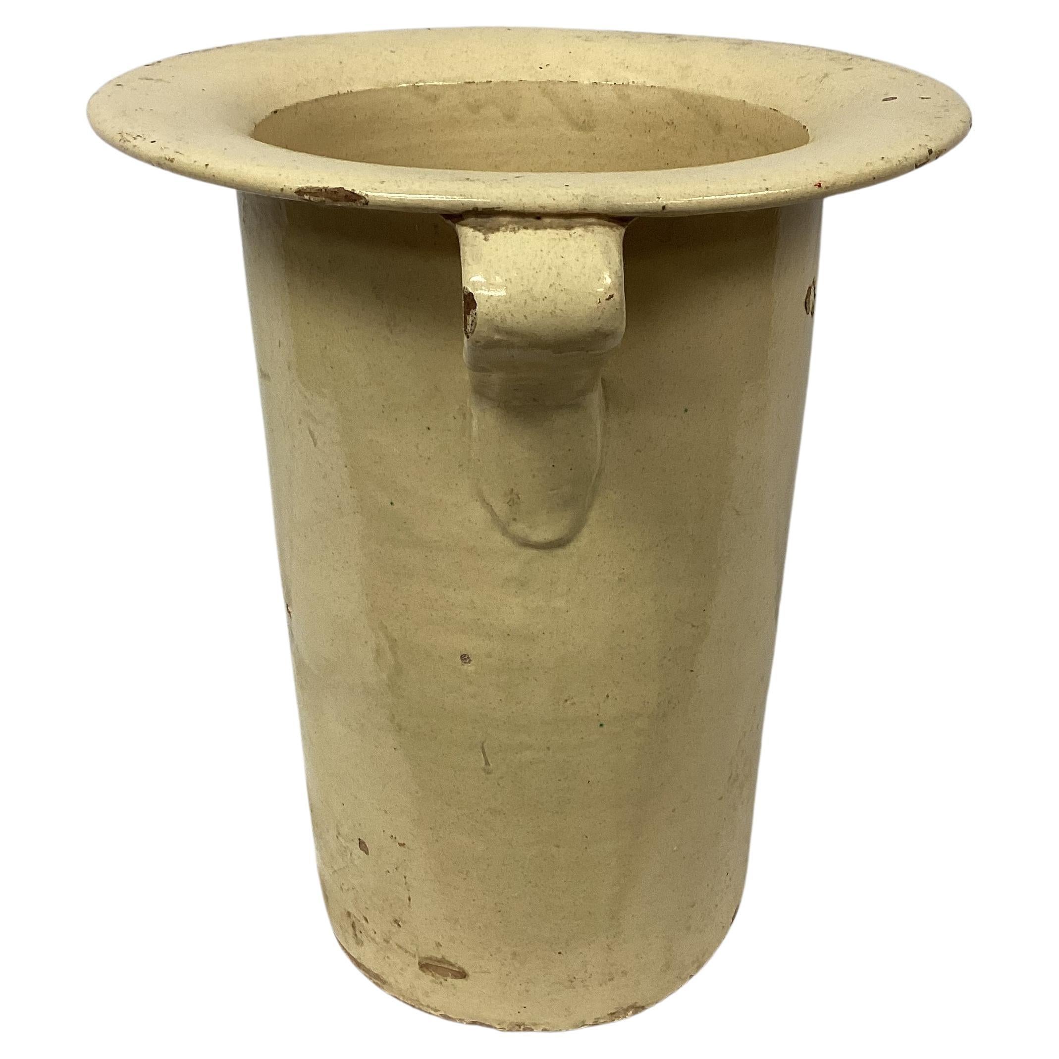 Ceramic  19th Century Italian Chiminea Preserve Pot     #9 For Sale