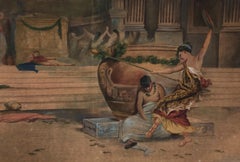 19th Century Italian Classical Roman Arras Herb Juice