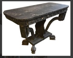 19th Century Italian Coated Wood Console, 1890s