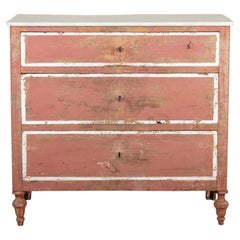 19th Century Italian Commode with Marble Top