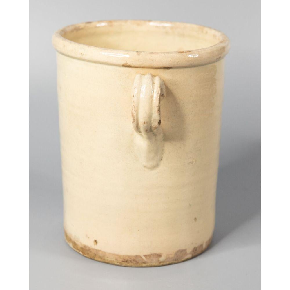 Earthenware 19th Century Italian Glazed Confit Pot