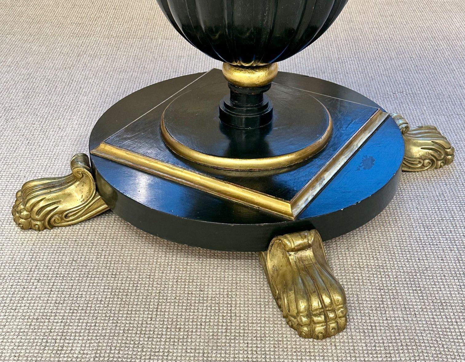 19th Century Italian Continental Centre Table, End or Card Table, Bronze Feet For Sale 1