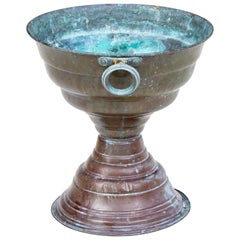 19th Century Italian Copper Tazza Cup