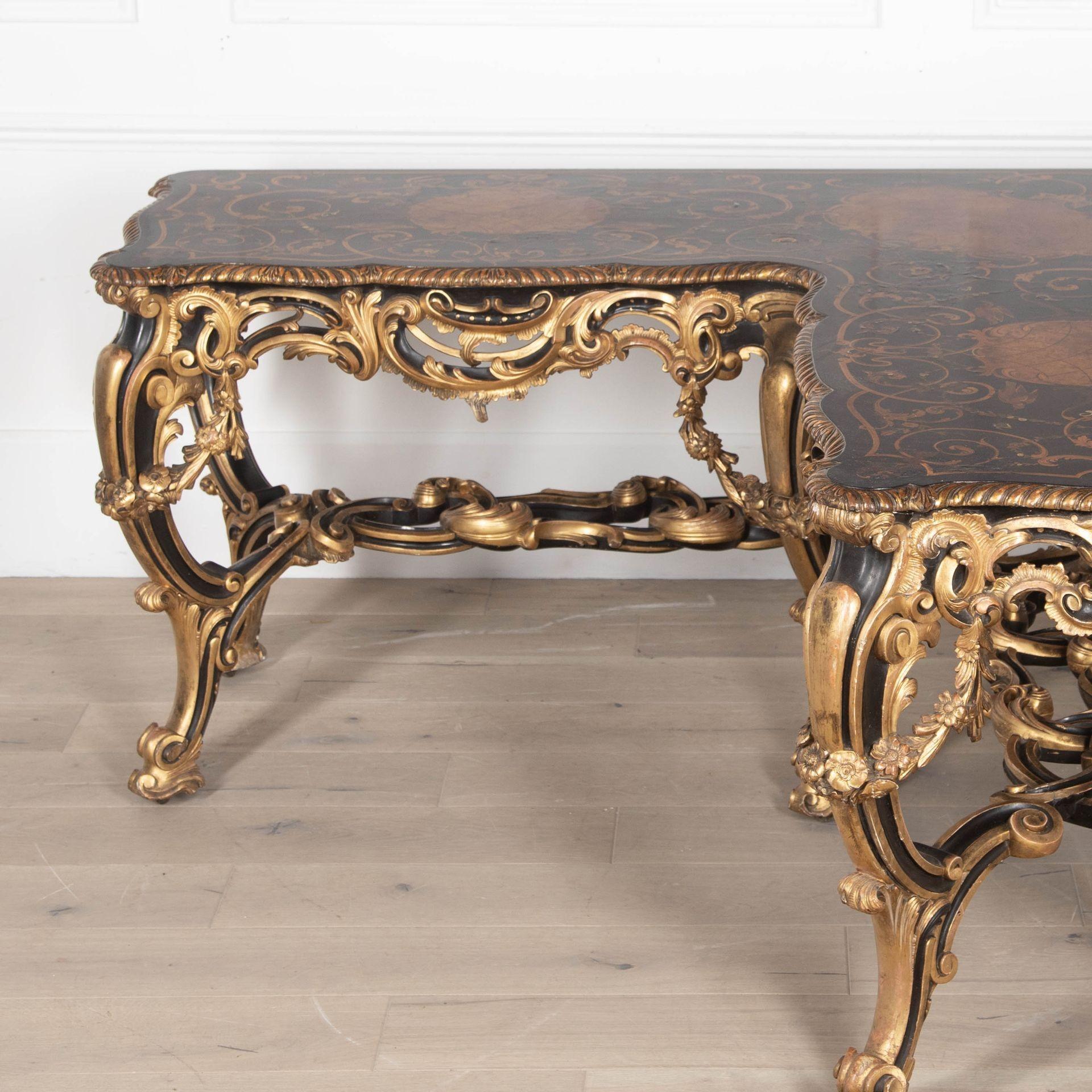 Legno Tavolo consolle angolare italiano del XIX secolo in vendita
