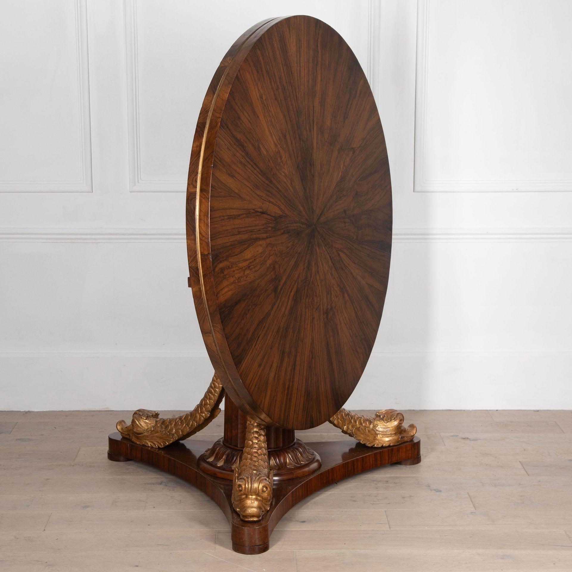 Wood 19th Century Italian Coromandel Centre Table For Sale