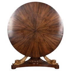 Antique 19th Century Italian Coromandel Centre Table