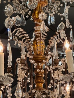 19th Century Italian Crystal Chandelier