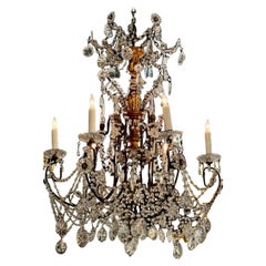 Lampadario in cristallo italiano del XIX secolo