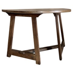 19th Century Italian Demi Lune Console Table
