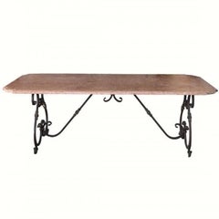 19th Century Italian Marble Dining Table
