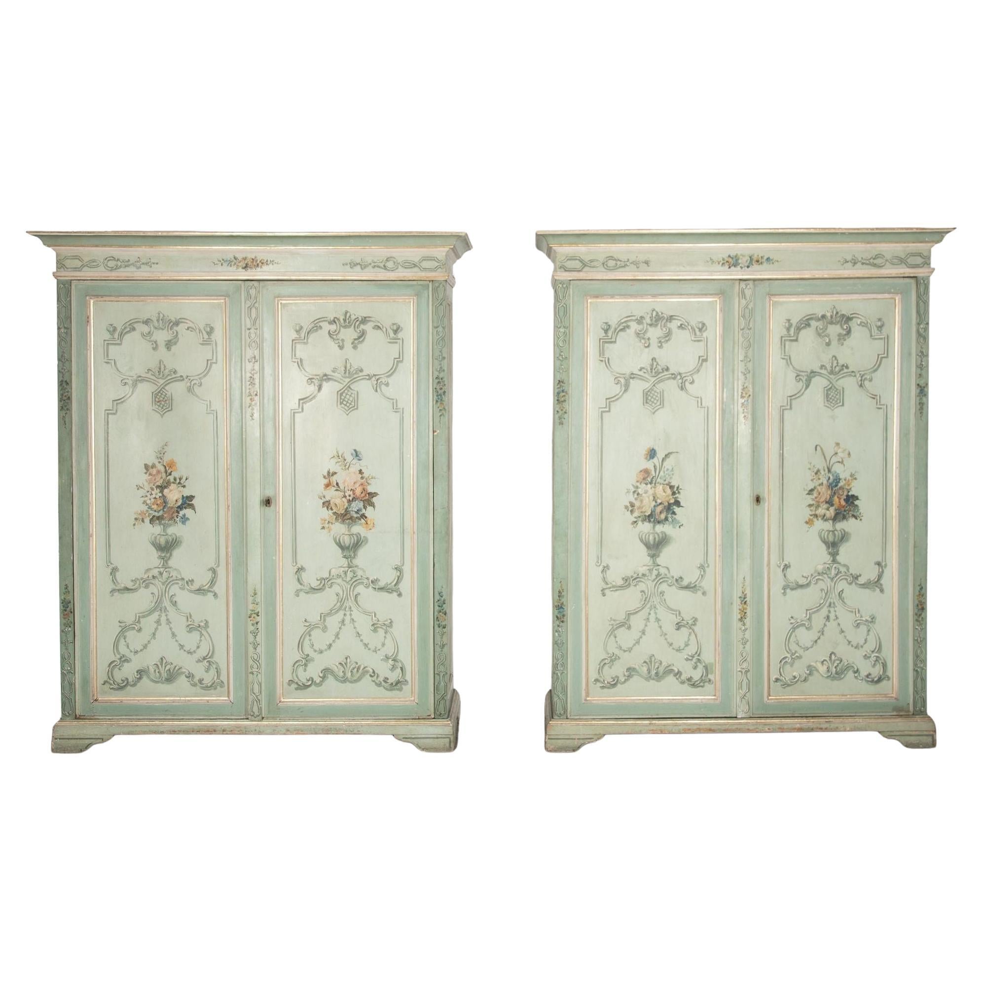 19th Century Italian Directoire Armoire For Sale
