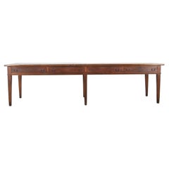 Mesa de pañeros italiana del siglo XIX