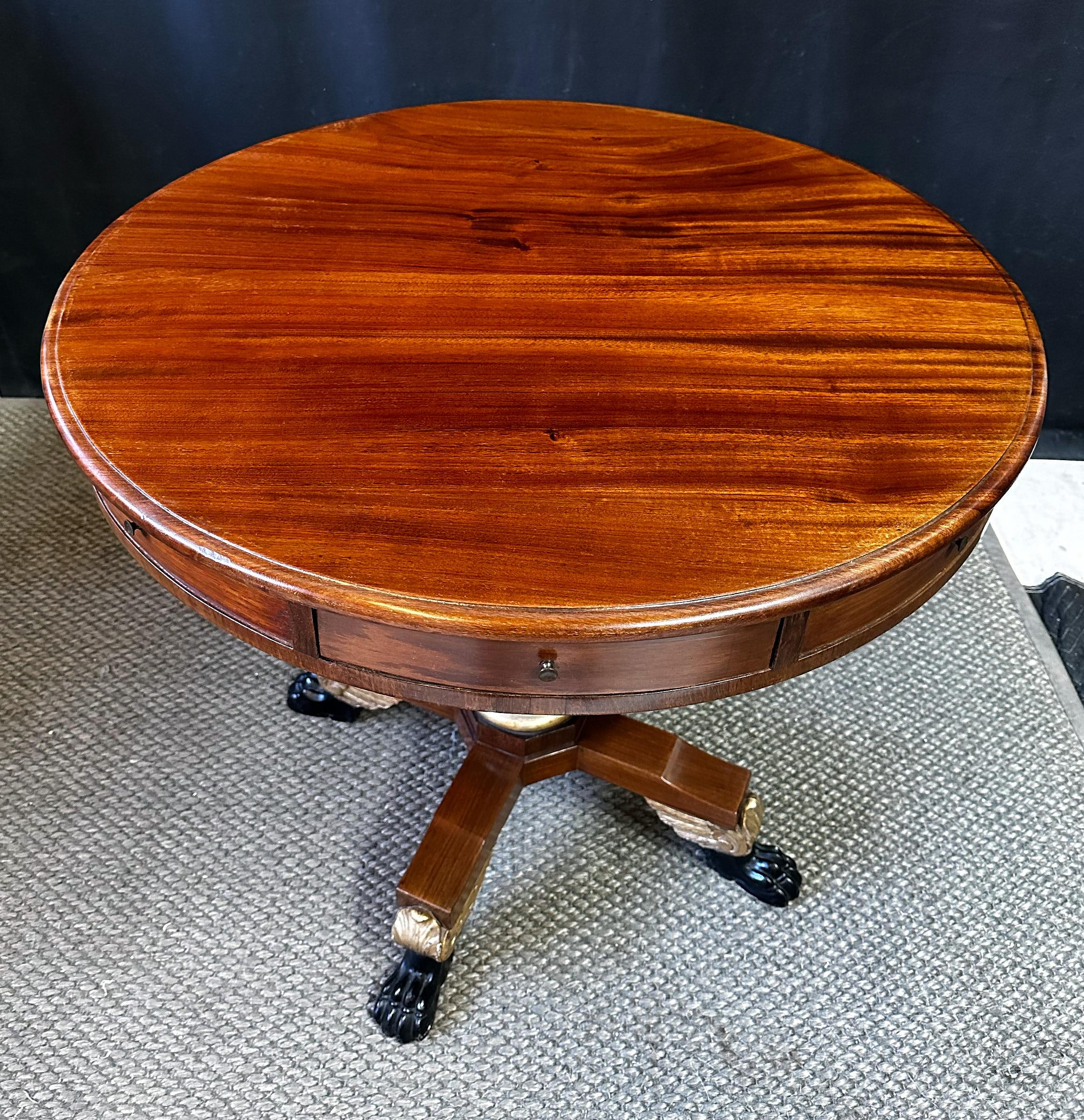 19th Century Italian Empire Game Table  For Sale 2