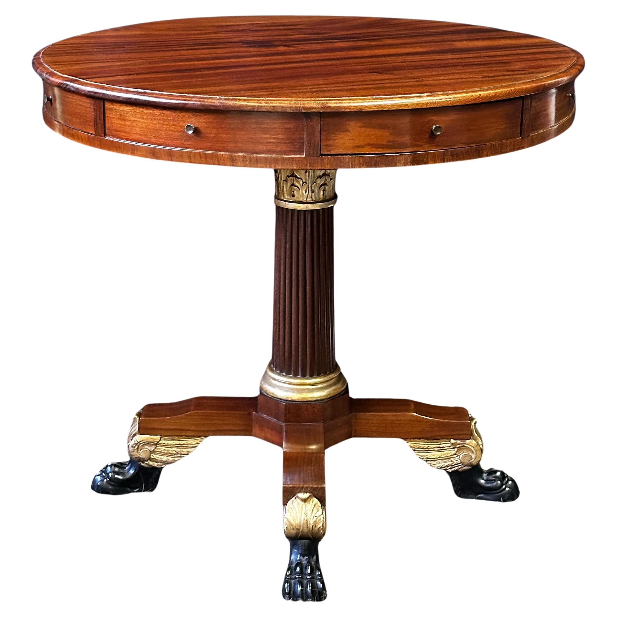 19th Century Italian Empire Game Table  For Sale