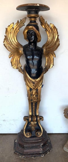 19th Century Italian Figural Torchiere