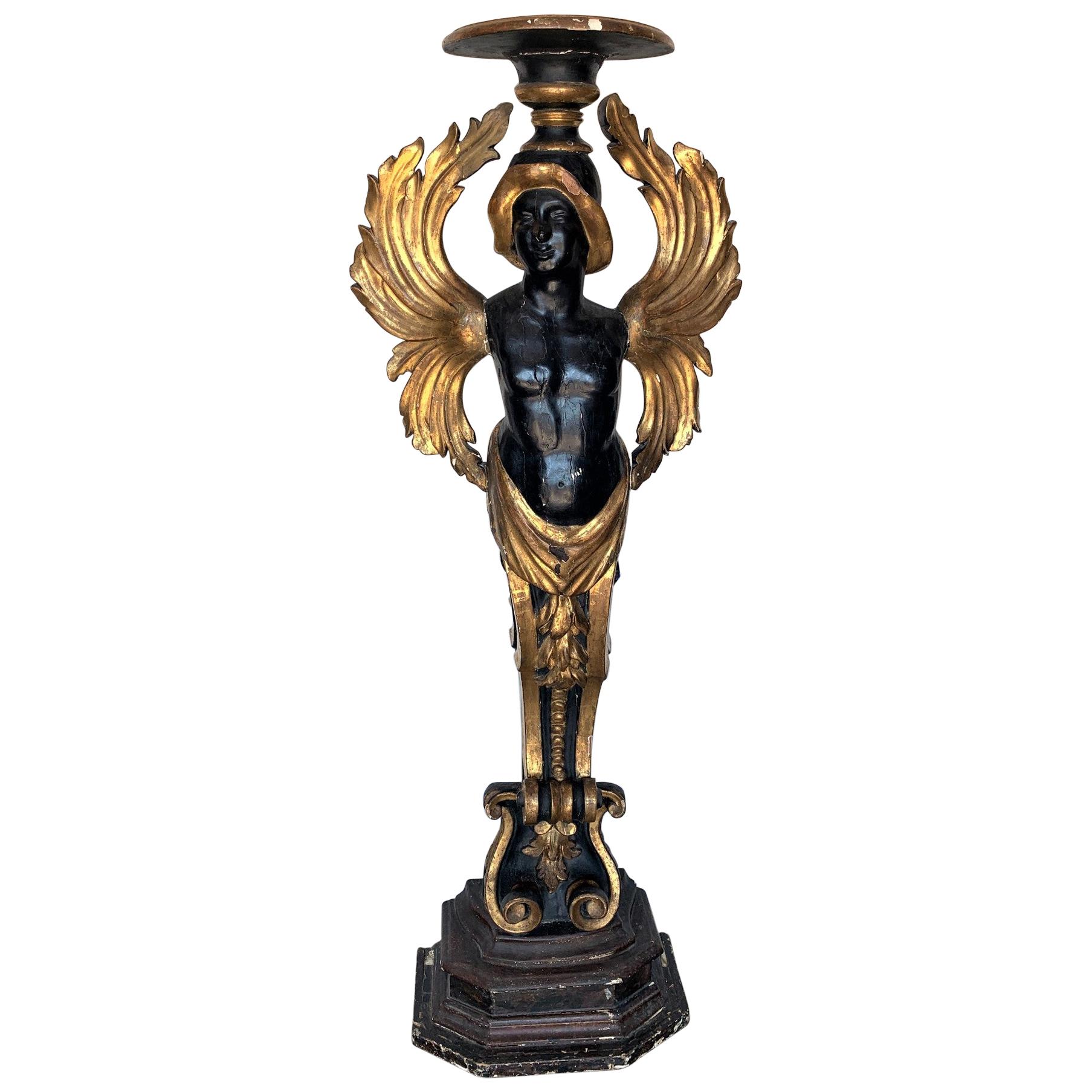 19th Century Italian Figural Torchiere