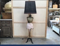 19th Century Italian Floor Lamp Made with a Vintage Mannequin, 1890s