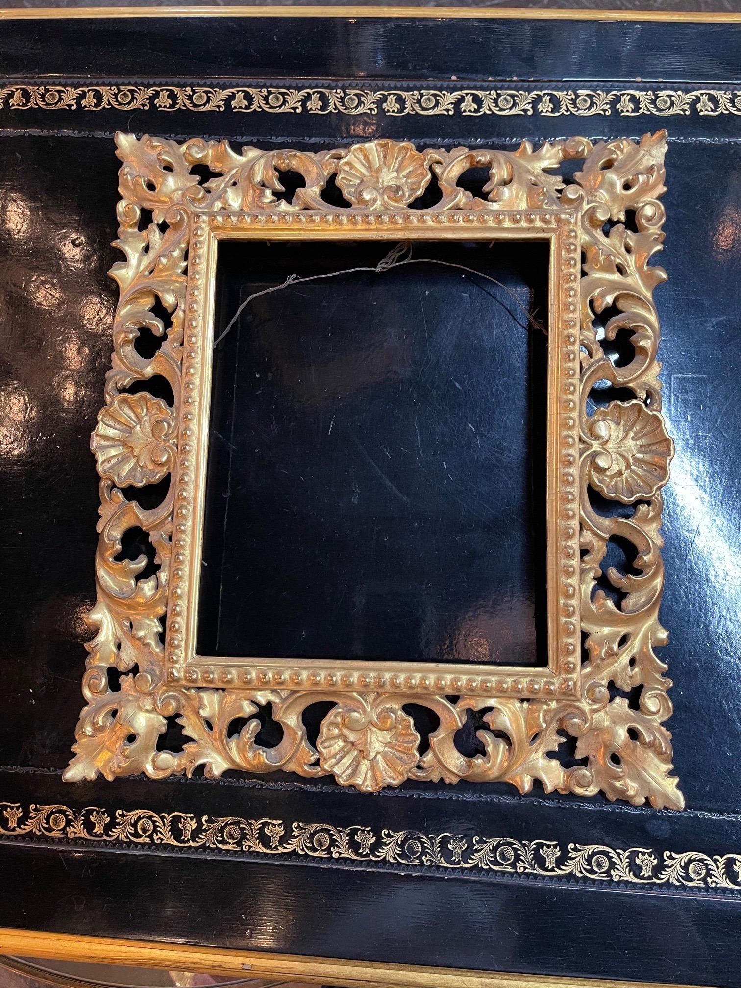 19th Century Italian Florentine Giltwood Frame 2