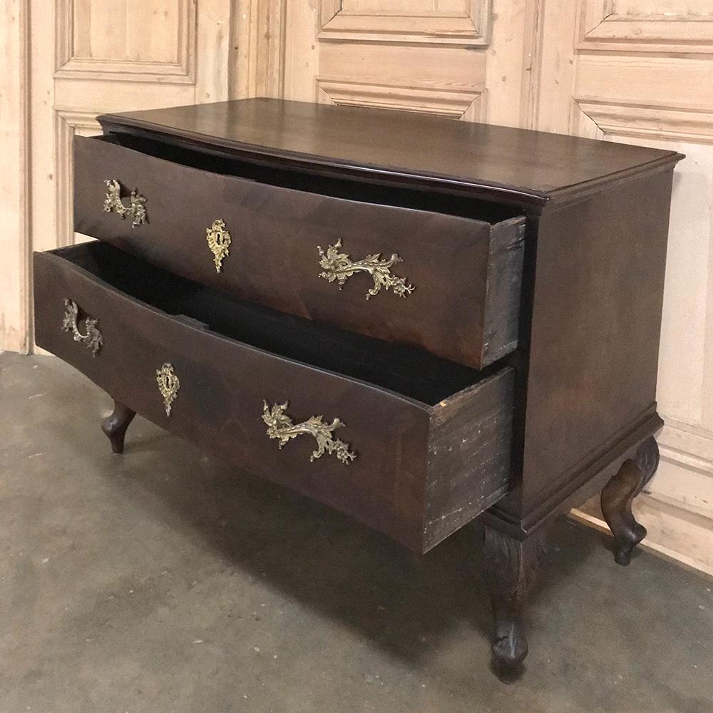 19th Century Italian Fruitwood Inlaid Commode In Good Condition For Sale In Dallas, TX