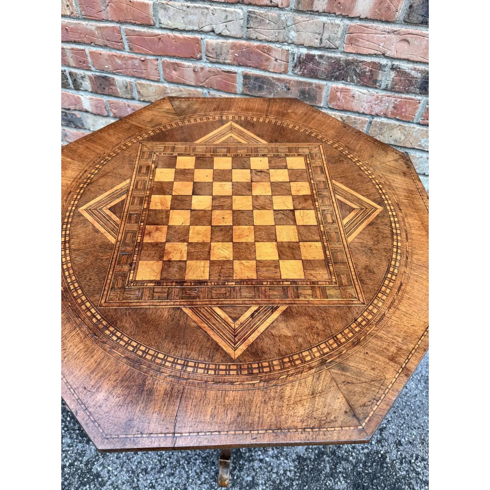 19th Century Italian Game Table In Good Condition For Sale In Nashville, TN