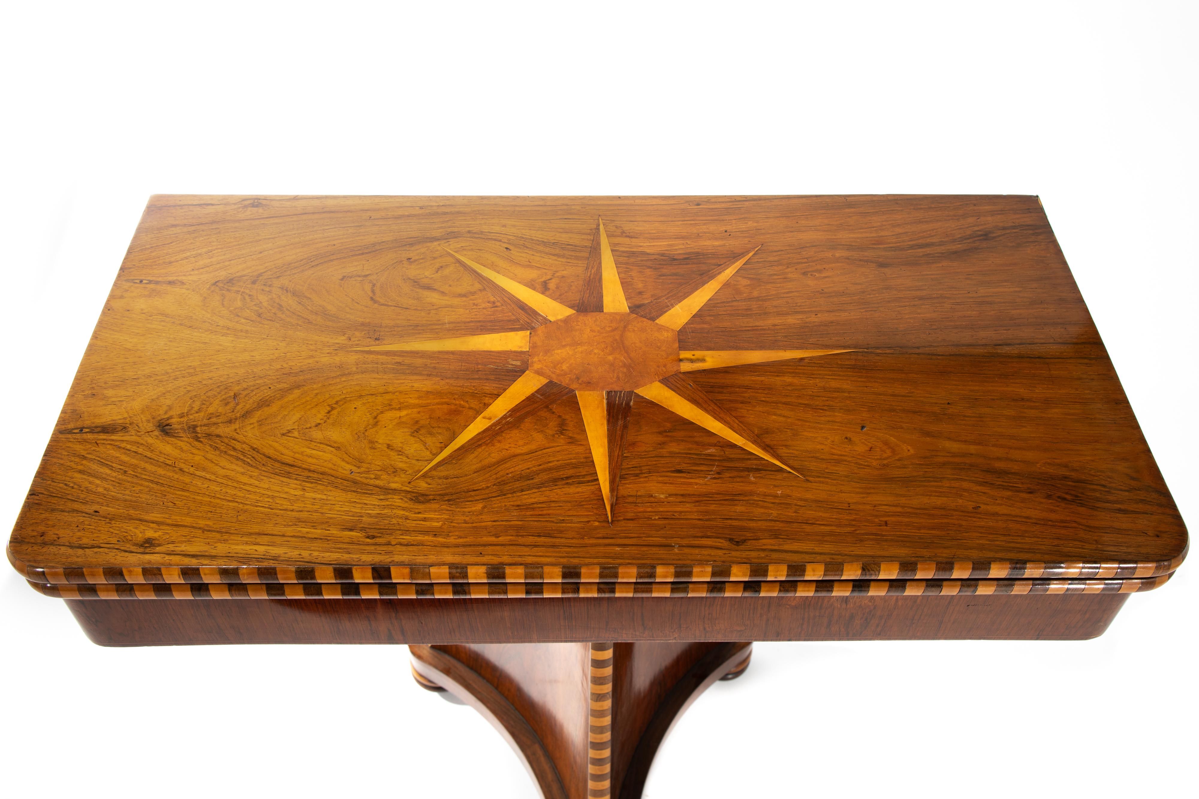 Embossed 19th Century Italian Game Table For Sale