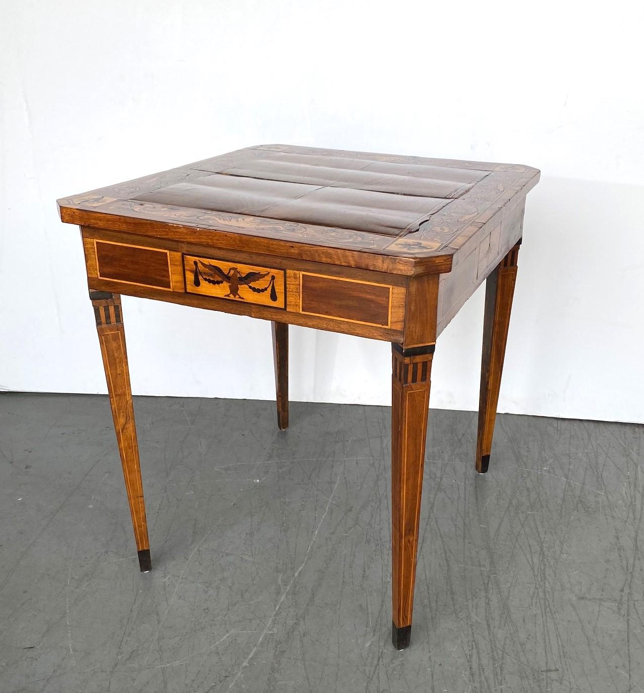 19th Century Italian Game Table For Sale 1
