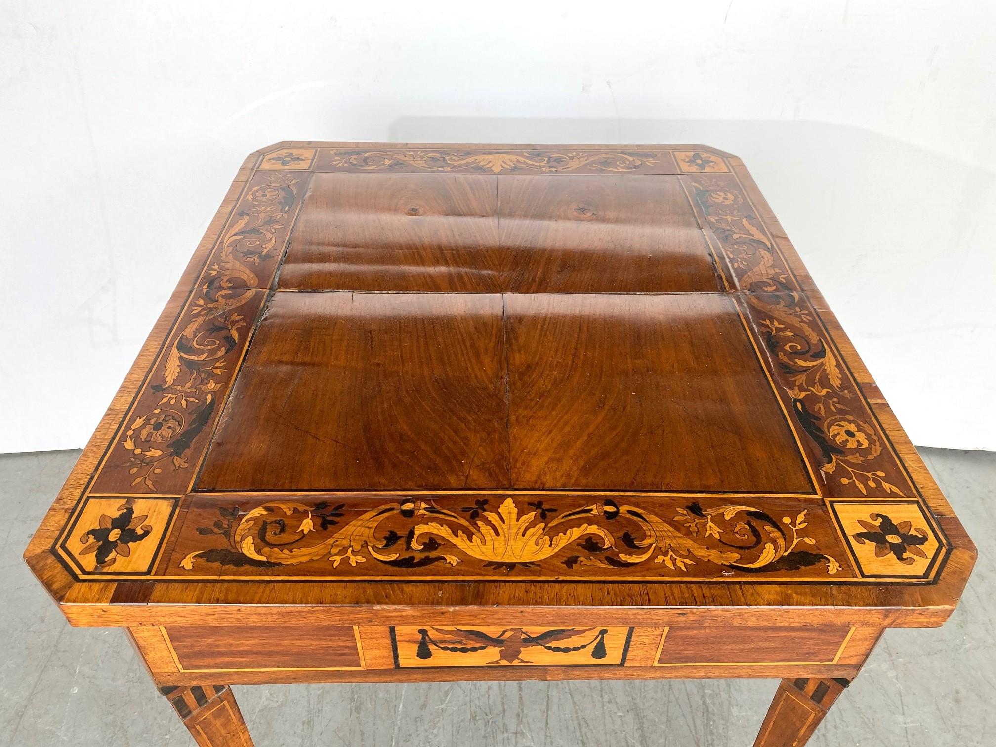 19th Century Italian Game Table For Sale 3