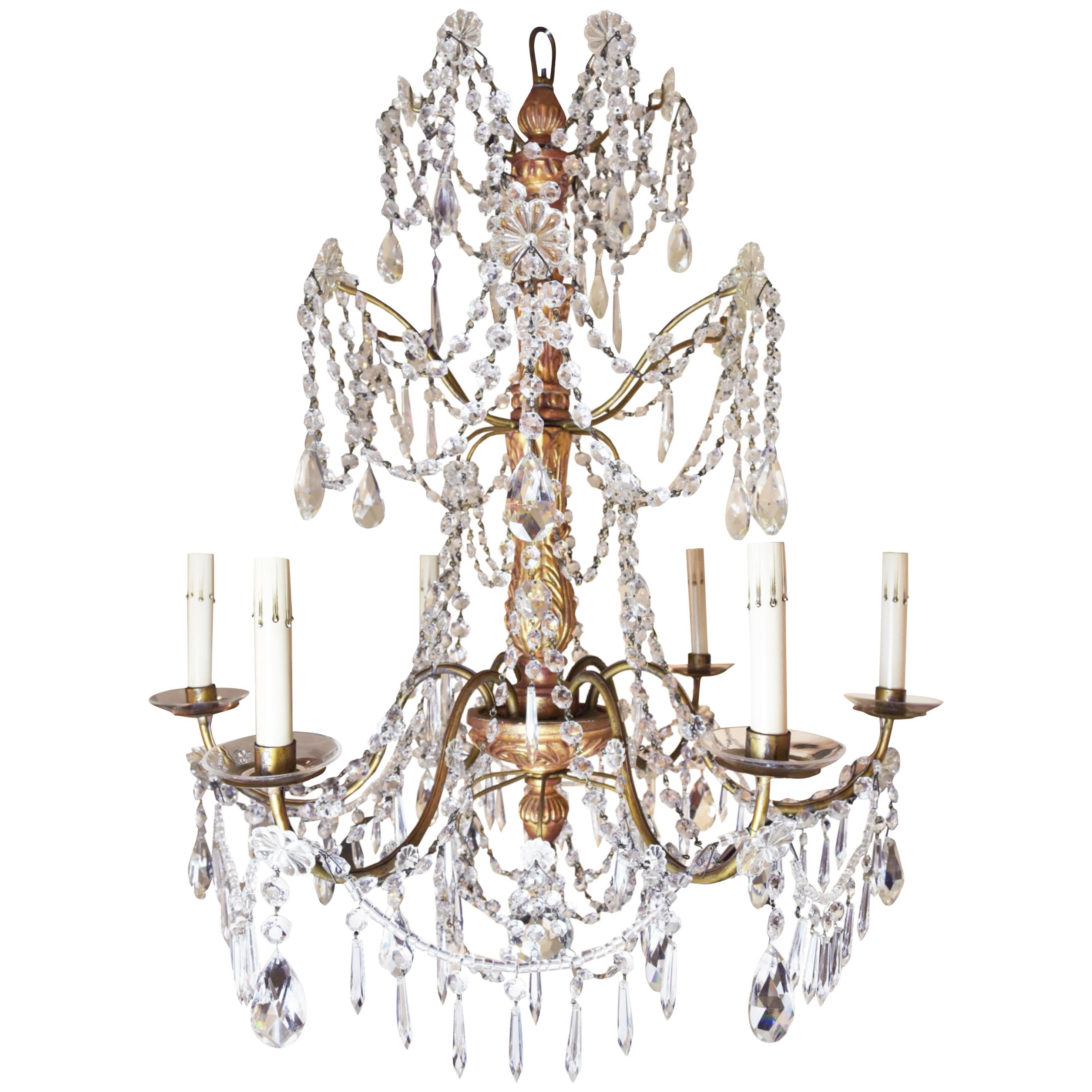 19th Century Italian Genovese Chandelier