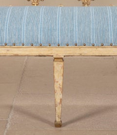 19th Century Italian Gilded Sofa