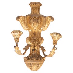 19th Century Italian Gilt Wood Sconce