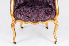 19th Century Italian Giltwood Armchair