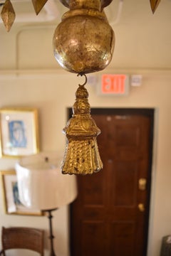 19th Century Italian Giltwood Chandelier