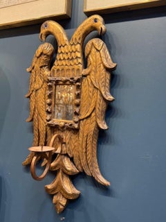 19th Century Italian Giltwood Crest