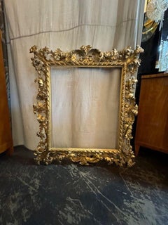19th Century Italian Giltwood Florentine Frame