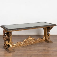 19th Century Italian Giltwood, Jasper & Marble Console Table