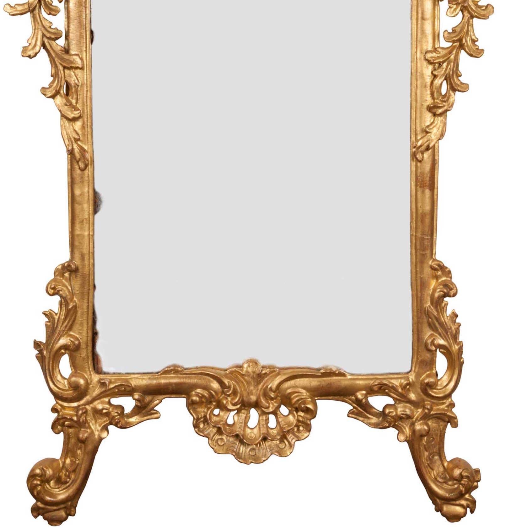 Neoclassical 19th Century Italian Giltwood Mirror, circa 1830