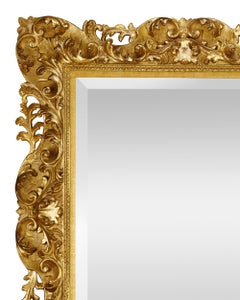 19th-Century Italian Giltwood Mirror