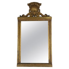 Miroir italien en bois doré du 19e siècle
