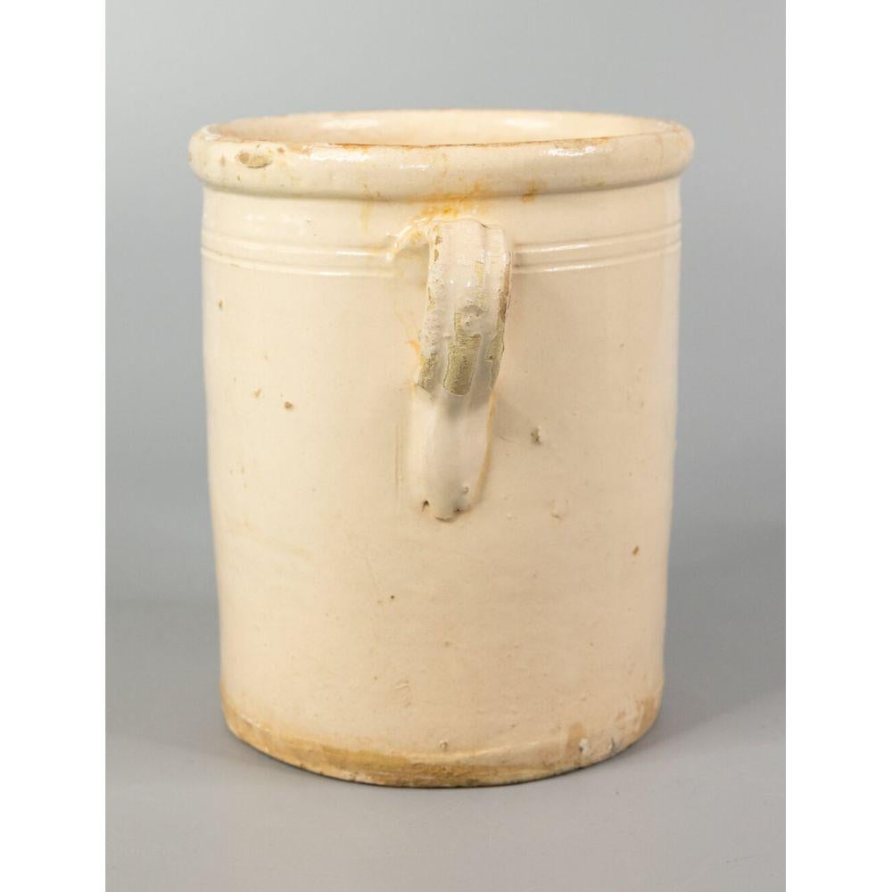 19th Century, Italian Glazed Confit Pot In Good Condition In Pearland, TX