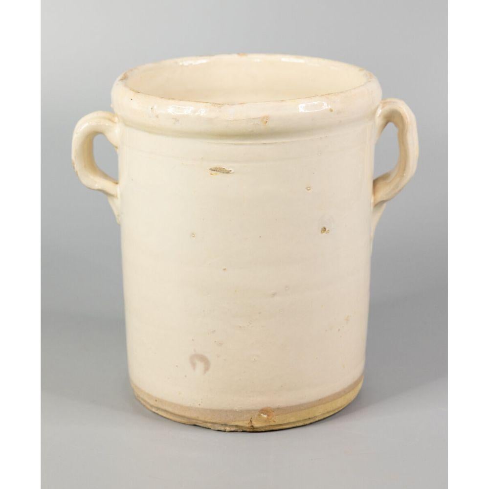 19th Century Italian Glazed Confit Pot In Good Condition In Pearland, TX