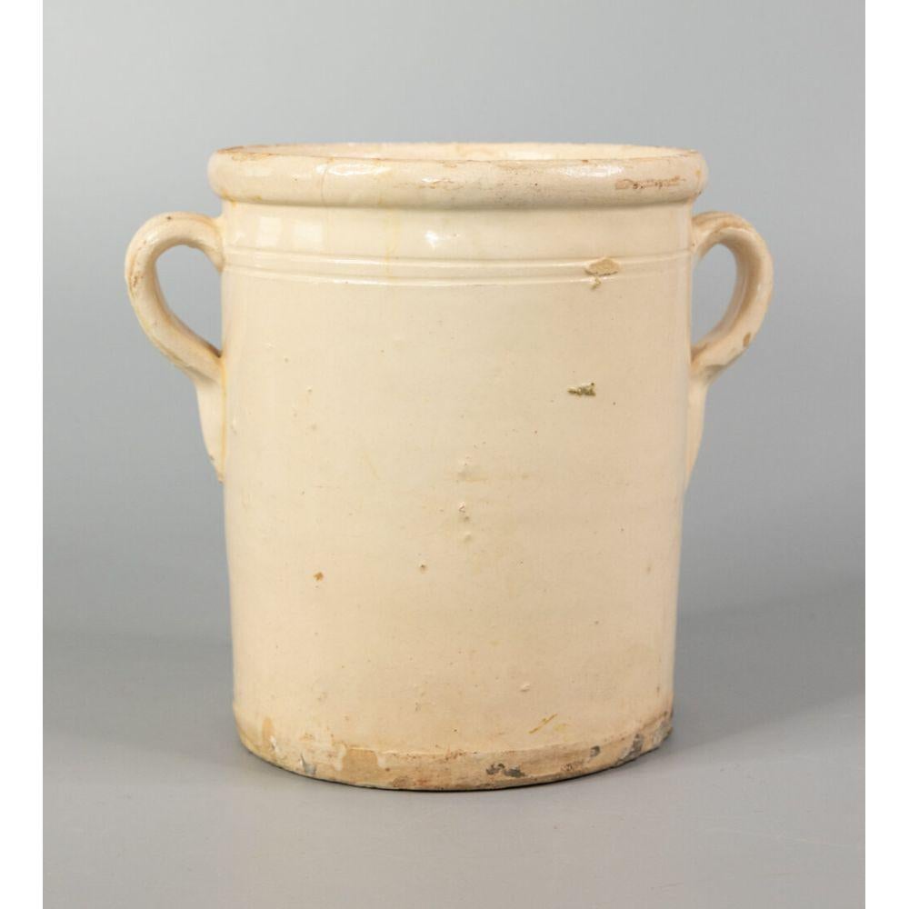 Earthenware 19th Century, Italian Glazed Confit Pot
