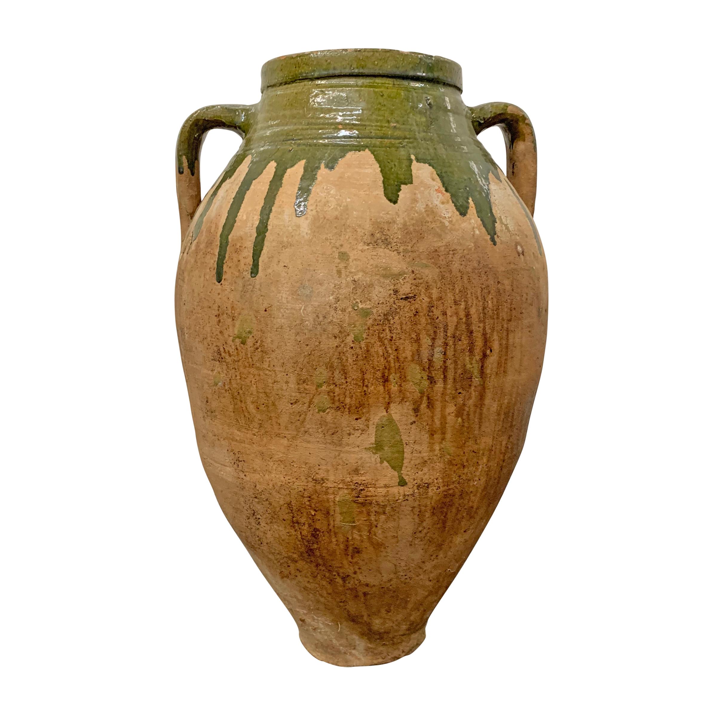 Rustic 19th Century Italian Glazed Jar