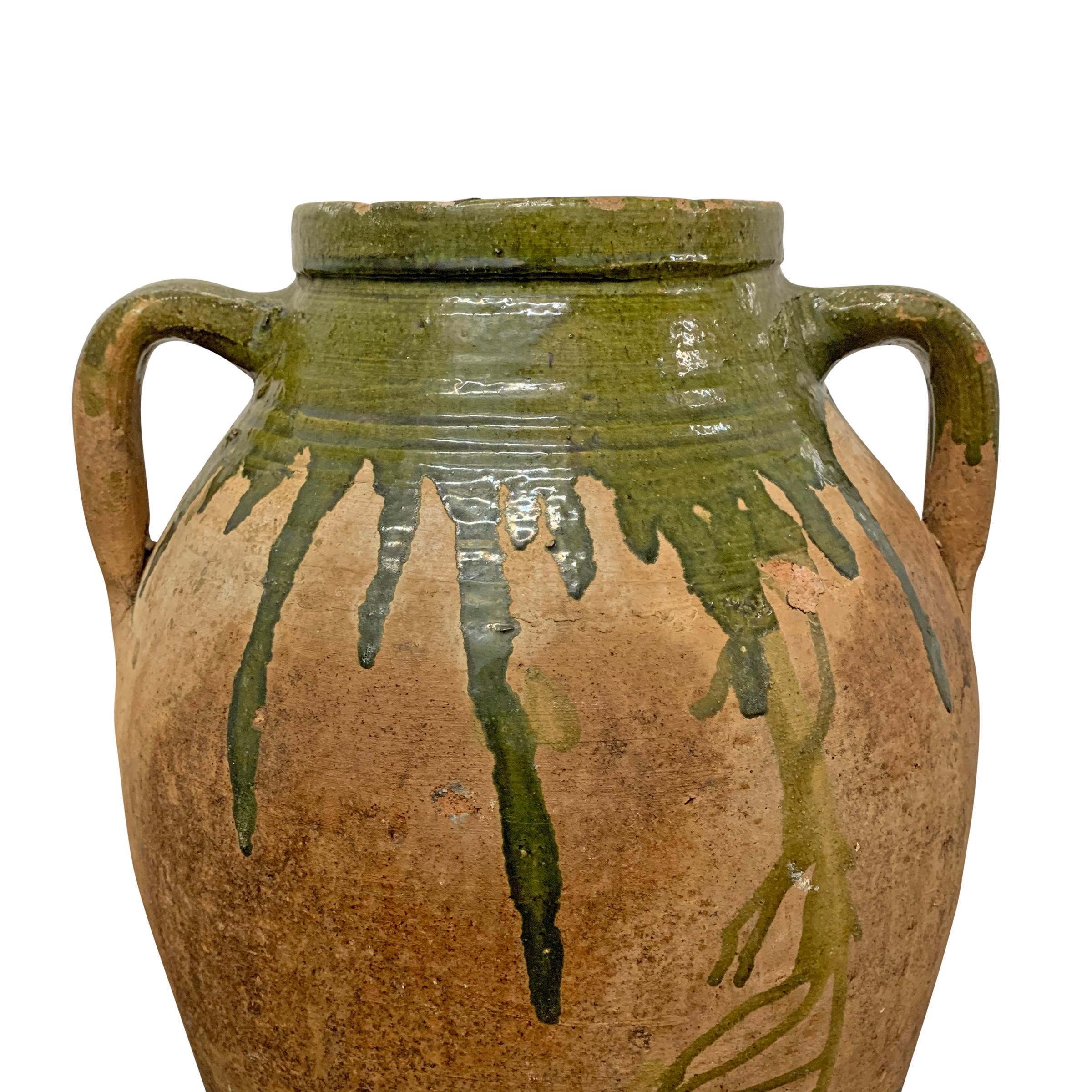 19th Century Italian Glazed Jar 1