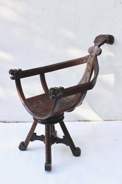 chaise gondole italienne du 19ème siècle