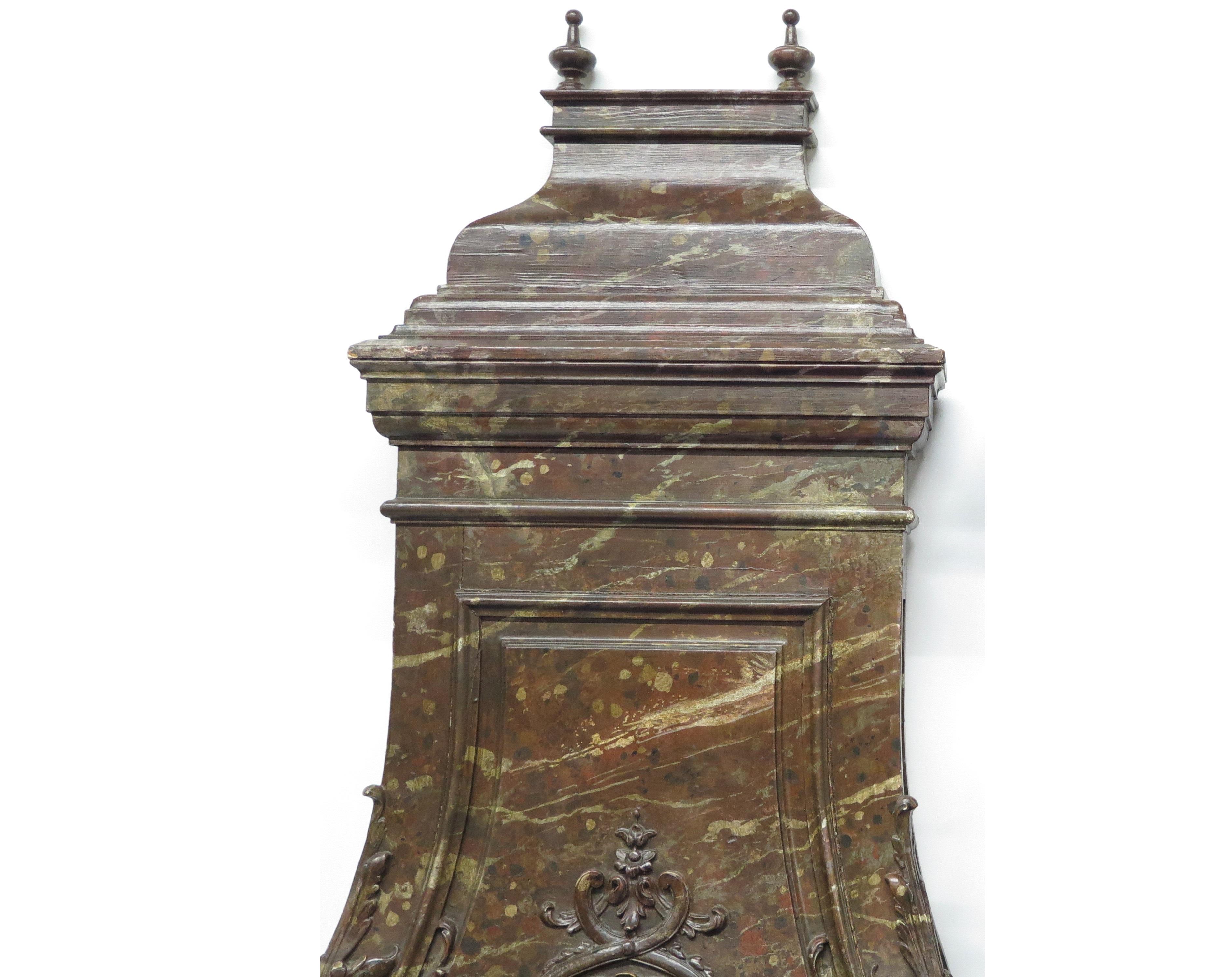 Neoclassical 19th Century Italian Grand Scale Wall Mounted Lavabo For Sale