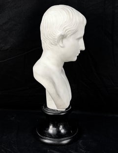19th Century Italian Grand Tour Augustus Caesar Bust By Antonio Frilli